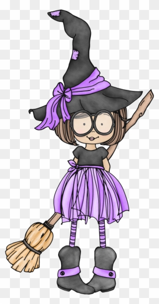 Pretty Witch At Getdrawings Com Free For - Cartoon Witches With Glasses Clipart