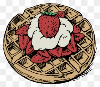 Nutrition Clipart Food Labelling - Waffle Drawings - Png Download