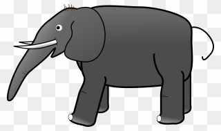 Asian Elephant Clipart Thai Elephant - Elephant Clip Art Transparent Background - Png Download