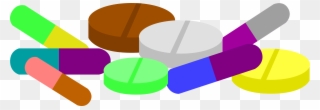 Pharmaceutical Drug Tablet Prescription Drug Substance - Drug Clip Art - Png Download