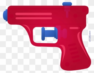 Image Freeuse Squirt Gun Red Clip Art Sweet - Water Gun Clipart - Png Download