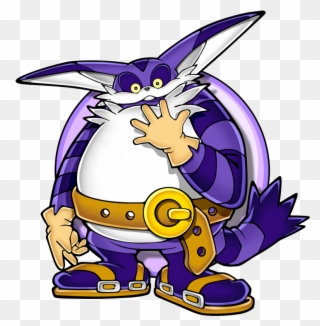 Sonic The Hedgehog Series - Big The Cat Sonic Adventure Clipart