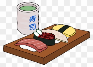 Download Clip Art Transparent Stock Clipart Battery - Sushi Clipart - Png Download