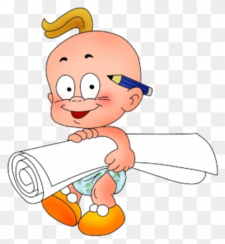 Funny Baby Boy Cartoon Clip Art Images - Funny Baby Clipart Transparent - Png Download