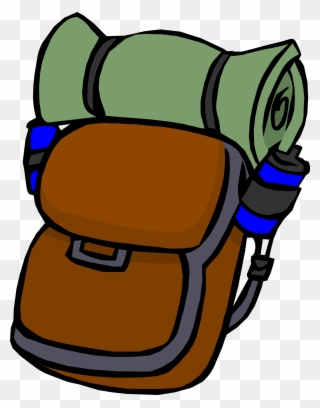 Camp Clipart Backpack - Club Penguin Backpack - Png Download