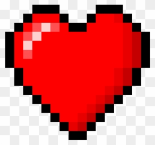8-bit Heart Stock By Xquatrox On Clipart Library - Pixelated Heart - Png Download
