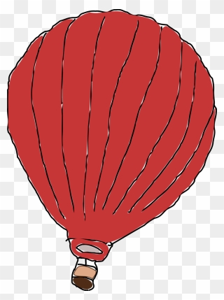 Red Hot Air Balloon Rgb Color Model - Hot Air Balloon Clipart