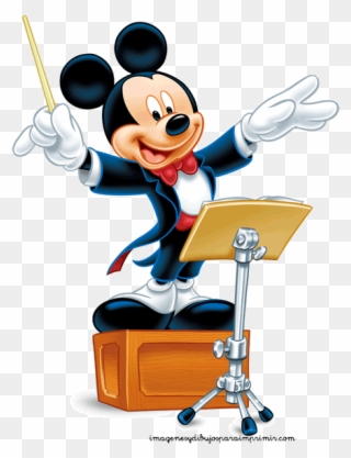 Mickey Mouse Director De Orquesta - Maestro Mickey Mouse Clipart