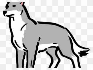 Wolf Clipart Clip Art - Cartoon Wolf - Png Download