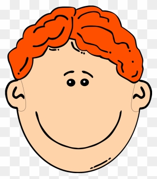 Red Hair Cartoon Boy Clipart