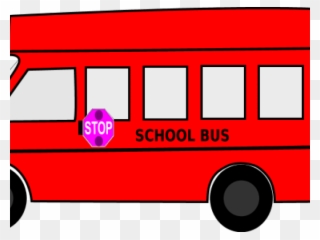 School Clipart Clipart School School Bus - School Bus Red Color - Png Download