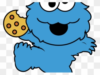 Cookie Monster Clipart Cute - Cookie Monster Clipart - Png Download