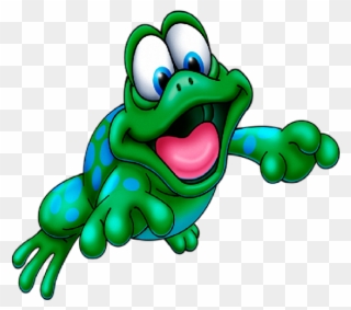 Funny Frog Cartoon Animal Clip Art Images - Cartoon Transparent Transparent Background Frogs - Png Download