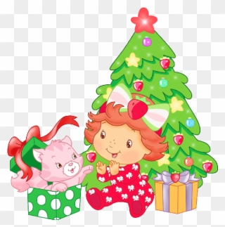 Strawberry Shortcake Clip Art - Baby Strawberry's First Christmas Strawberry Shortcake... - Png Download