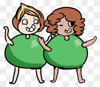 Two Peas In A Pod Clipart - Two Fat Peas In A Pod - Png Download