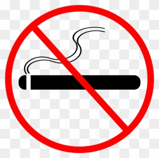 Cigarette Clipart No Smoking - No Smoking Signs Transparent - Png Download