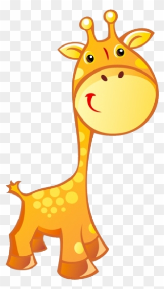 Giraffe Clip Art - Cute Giraffe Picture Cartoon - Png Download