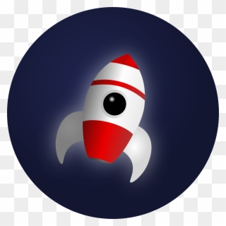 Free Rocket In Space - Rocket In Space Clipart - Png Download