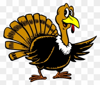 Eating Turkey On Thanksgiving - Cartoon Turkey Png Clipart
