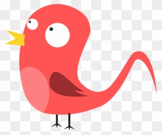 Bird Clipart Pink - Passarinho Cantando Png Transparent Png (#115320 ...