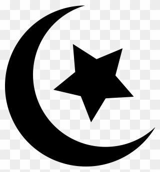 Star And Crescent Symbols Of Islam Computer Icons - Star And Crescent Clipart - Png Download