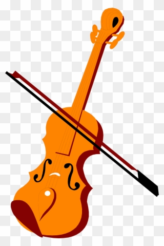 Instrument Clipart Violin Bow - Violin Clipart Transparent Background - Png Download