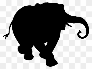 Elephant Clipart, Suggestions For Elephant - Animal Silhouettes Clip Art - Png Download