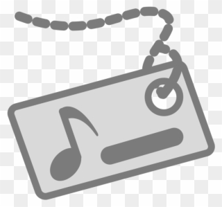 Music Download Identity Document Badge Name Tag - Etiquetas De Musica Clipart