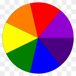 Colour Wheel 6 Colours Clipart