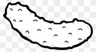 Pickle Bw - Pickle Clip Art Black And White - Png Download