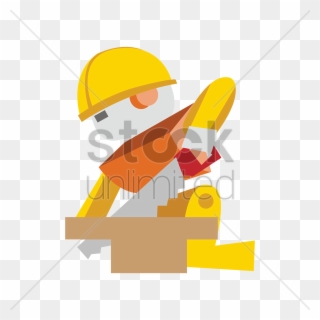 Instagram Clipart Hard Hats Clip Art - Hand Saw - Png Download