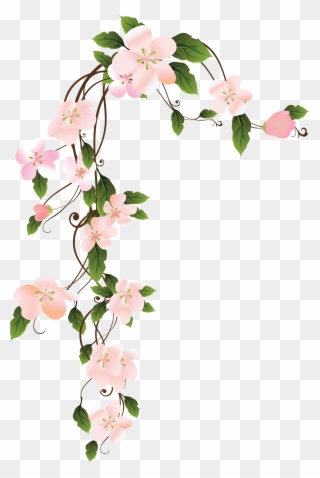 Hanging Flowers Transparent Background Clipart