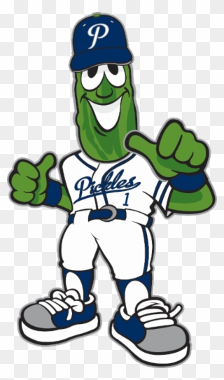 Pickle Clipart Pixel Art - Portland Pickles Mascot - Png Download