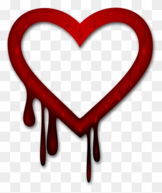 Free Heart Bleed Remix 1 - Dripping Heart Symbols Clipart