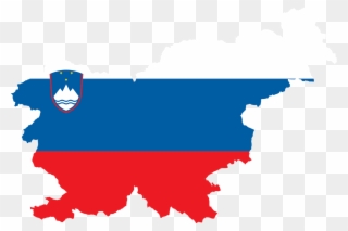 All Photo Png Clipart - Slovenia Map With Flag Transparent Png