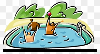 Swimming In River Clipart 4 By Jerry - Swimming Pool Clip Art - Png Download