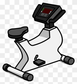 Exercise Bike Sprite 008 - Stationary Bicycle Clipart