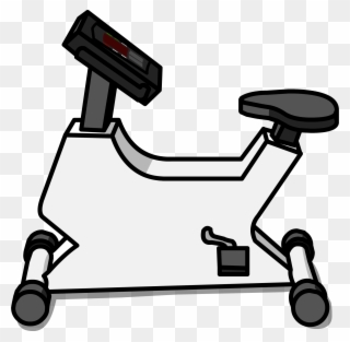 Exercise Bike Sprite 003 - Stationary Bicycle Clipart