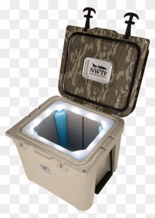 Every Lit Cooler Comes With Removable Ice Legs, Our - Camo Cooler Clipart
