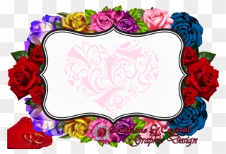 Custom Borders Created For Her - Border Designs Flowers Cut Outs Clipart