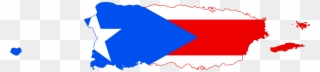 Puerto Rico Island Flag Clipart