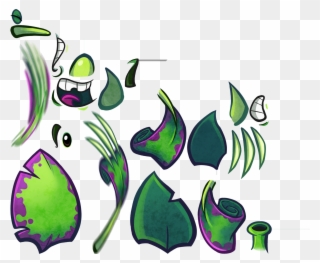 Mustache Waxer's Textures - Pvz Heroes Savage Spinach Clipart