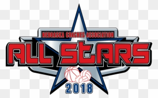 Nca All-star Girls, Boys Basketball And Volleyball - All Star Logo Design Clipart