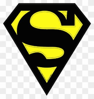 Superman Clipart Superwoman Logo Superman Logo Outline - Superman - Png Download