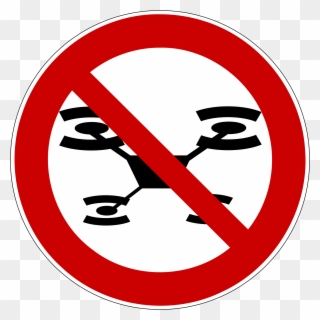 Clip Art Stock File Drones Prohibited Svg Wikimedia - Prohibited Drones - Png Download