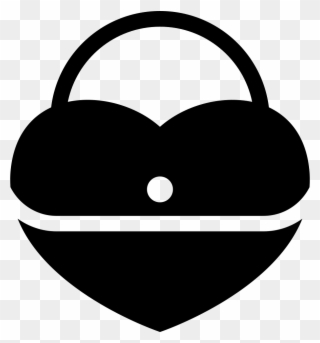 Heart Hand Bag Comments - Handbag Clipart