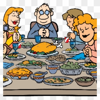 Thanksgiving Dinner Images Clip Art Thanksgiving Pilgrim - Family Having Thanksgiving Clipart - Png Download