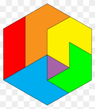 Whole School Staff Meetings - Tangram Hexagon Clipart