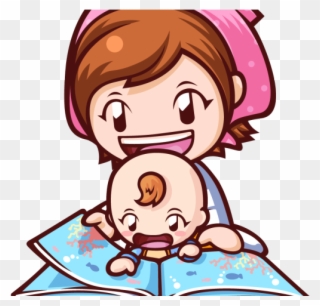 Mother And Baby Clipart Babysitter - Cooking Mama - Png Download