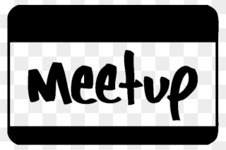Follow Us - Meetup Logo Black And White Clipart